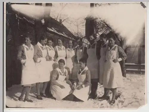 (F19408) Orig. Foto Kloster Wöltingerode, Damen d. Frauenschule Gruppe 6, 1929