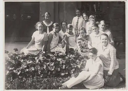 (F19387) Orig. Foto Kloster Wöltingerode, Damen der Frauenschule 1928