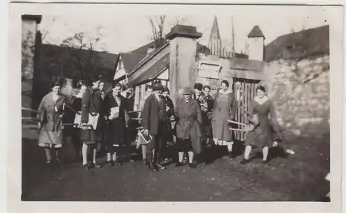 (F19368) Orig. Foto Kloster Wöltigerode, Damen d. Frauenschule 1928 Malkursus