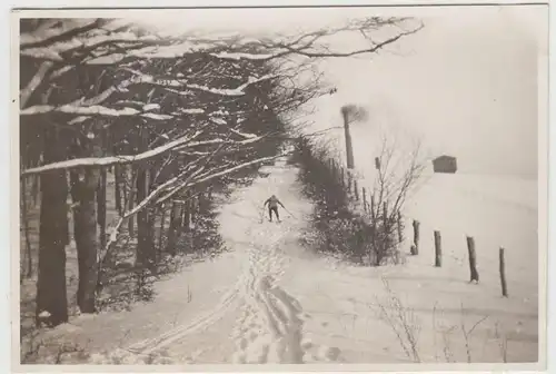 (F19362) Orig. Foto Wöltigerode Vienenburg, Skifahrer 1928