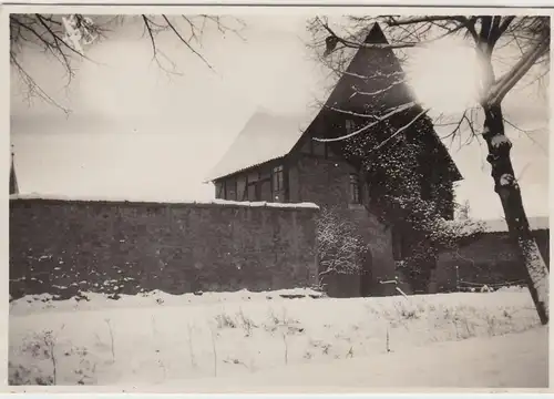 (F19357) Orig. Foto Wöltigerode Vienenburg, Winteridylle 1928