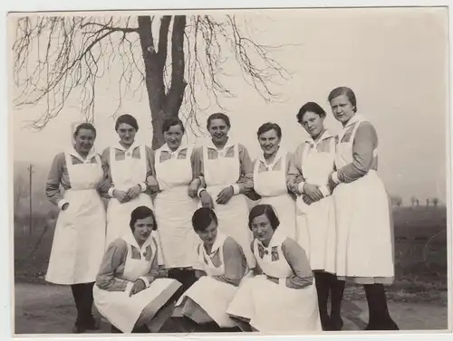 (F19349) Orig. Foto Kloster Wöltigerode, Damen der Frauenschule 1928