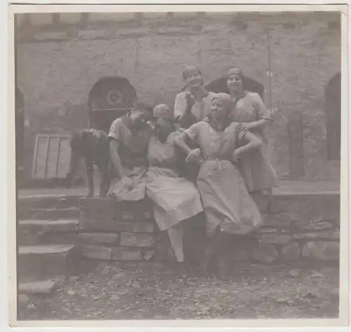 (F19342) Orig. Foto Kloster Wöltigerode, Damen der Frauenschule 1928