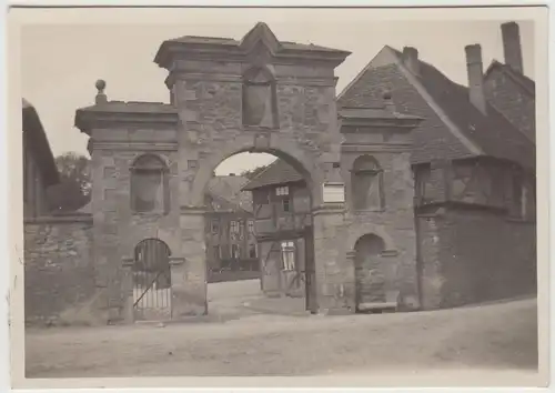 (F19336) Orig. Foto Kloster Wöltigerode, Eingang zum Gut 1928