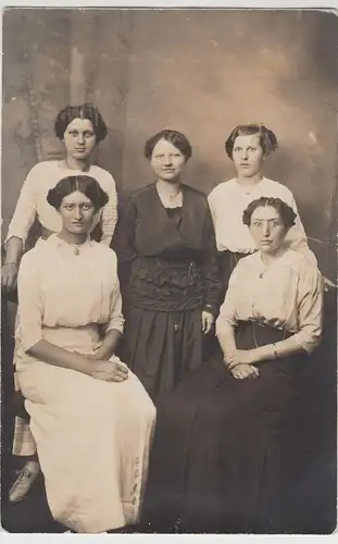 (F19248) Orig. Foto junge Damen, Kabinettfoto Altona 1910/20er
