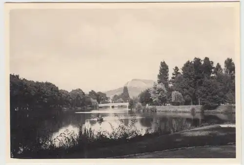 (F19095) Orig. Foto Jena, Paradiesbrücke 1939
