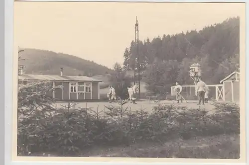 (F19057) Orig. Foto R.A.D.-Lager Dietzhausen, Lagerpflege 1939