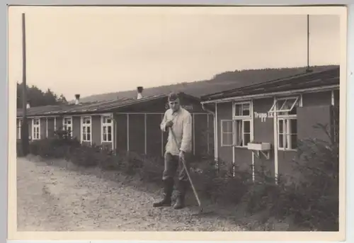 (F19055) Orig. Foto R.A.D.-Lager Dietzhausen, Lagerpflege 1939