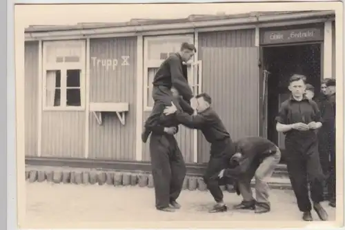 (F19032) Orig. Foto R.A.D.-Lager Dietzhausen, Trupp X, Stube >Seeteufel< 1939