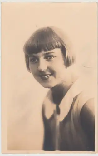 (F18960) Orig. Foto Porträt junge Frau, 1930er