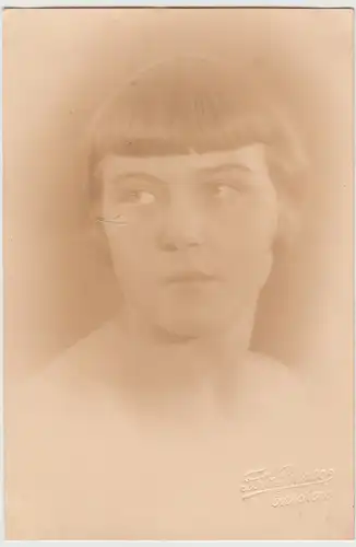 (F18952) Orig. Foto Porträt junge Frau, Enschede 1933