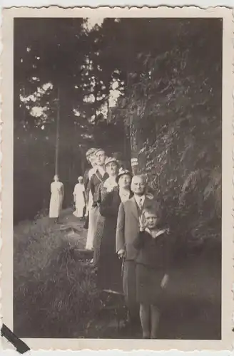 (F18946) Orig. Foto Personen, Wanderung im Deister 1933