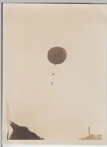 (F18930) Orig. Foto Ballon nach dem Start 1930er