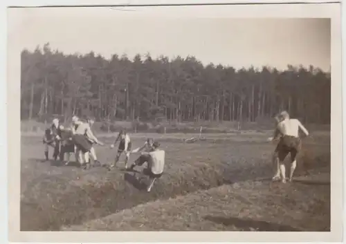 (F18825) Orig. Foto Jugendliche machen Sport i. Freien, G.D.A. Lager 1928