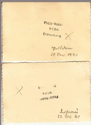 (F18641) Orig. Foto junge Frau in Frohnau u. Potsdam 1941