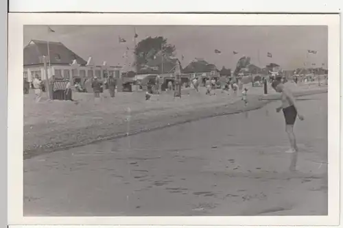 (F18507) Orig. Foto Dahme (Holstein), Strandpartie 1939