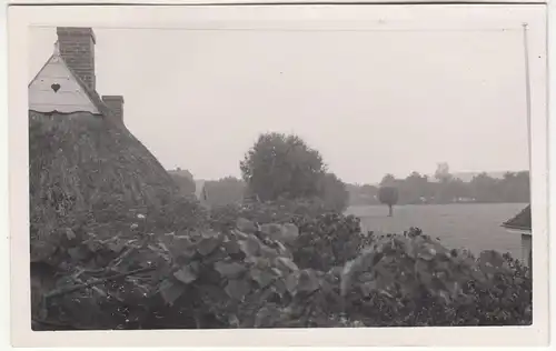 (F18506) Orig. Foto Dahme (Holstein), Blick aus dem Fenster einer Pension 1939