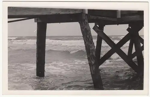 (F18494) Orig. Foto Dahme (Holstein), Partie unter der Seebrücke 1939