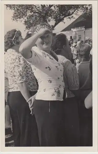 (F18480) Orig. Foto Kinderfest i. Dahme (Holstein) a. 24.7.1939, Zuschauer