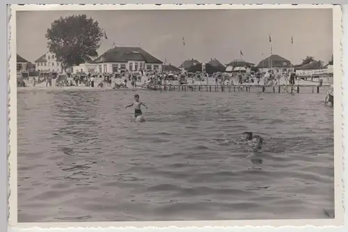 (F18476) Orig. Foto Kinderfest i. Dahme (Holstein) a. 24.7.1939, Wettschwimmen