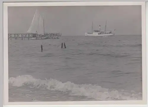 (F18466) Orig. Foto Dahme (Holstein), Segelboot, Schiff 1939