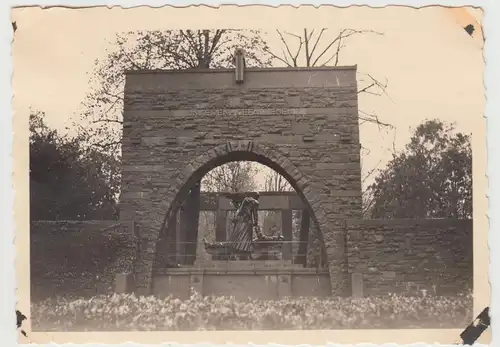 (F18443) Orig. Foto Wurzen, Kriegerdenkmal 1935