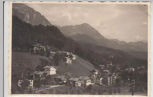 (F18432) Orig. Foto Berchtesgaden, Blick vom Cafe Grassl 1935