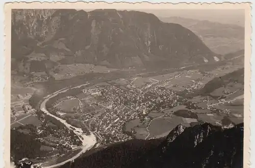 (F18420) Orig. Foto Bad Reichenhall, Blick vom Predigtstuhl 1935