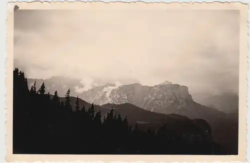 (F18412) Orig. Foto Reiteralpe, Blick vom Predigtstuhl 1935