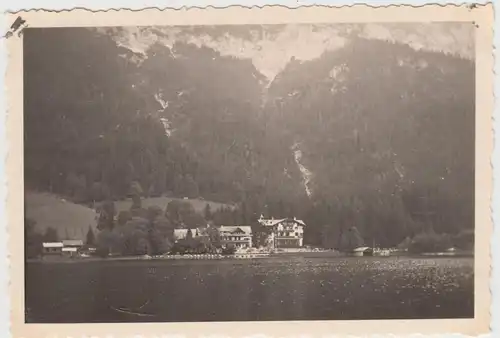 (F18401) Orig. Foto Hintersee m. Hotel 1935
