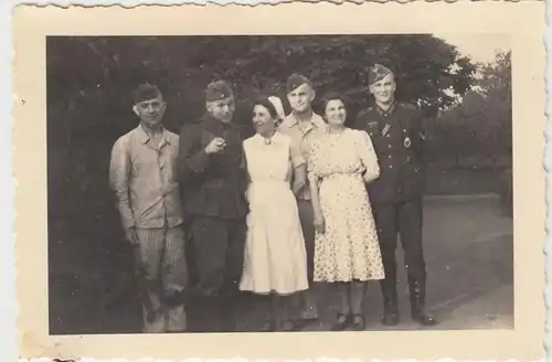 (F1829) Orig. Foto Nordhausen, Soldaten im Reservelazarett, Mai 1942