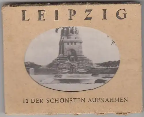 (F179) Original Foto Leipzig, 12 Fotos in Mäppchen