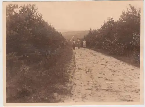 (F17708) Orig. Foto Personen auf einem Weg in Martinroda 1920er
