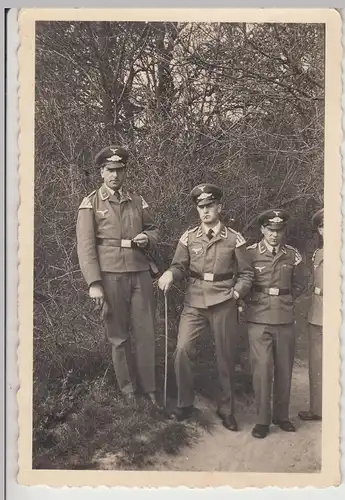 (F17665) Orig. Foto deutsche Soldaten, Musikkorps i.d. Nähe v. Zenssee 1932