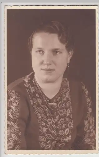 (F17462) Orig. Foto Porträt junge Frau, Spremberg 1930er