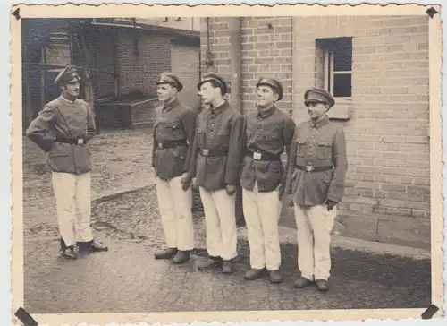 (F17275) Orig. Foto Parodie Deutsche 1.WK Soldaten 1938