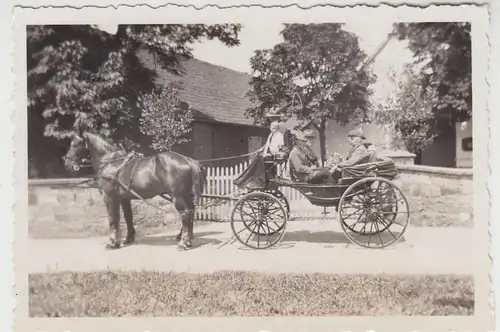 (F17118) Orig. Foto Celle, Stönner's Erbhof 1920er, Pferdekutsche am Eingang