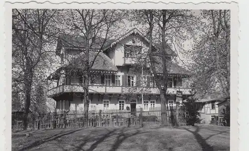(F17109) Orig. Foto Thale, Försterei Dambachshaus 1937