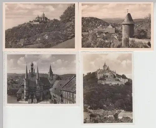 (F17105) 4x Orig. Kauf-Foto Wernigerode 1936