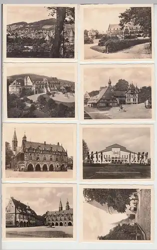 (F17104) 12x Orig. Kauf-Foto Goslar, verschiedene Ansichten 1936