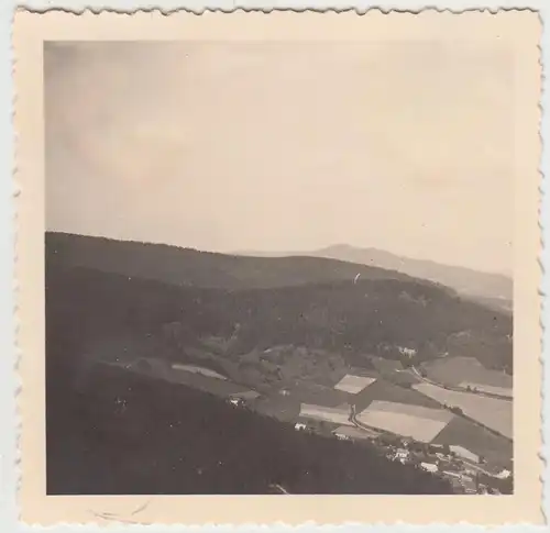 (F17072) Orig. Foto Blick von der Kynastburg, Burg Chojnik 1934