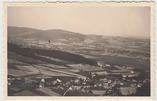 (F17071) Orig. Foto Blick von der Kynastburg, Burg Chojnik 1934