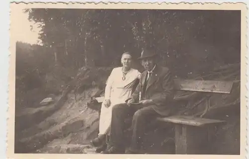 (F17064) Orig. Foto Spaziergang in Podgórzyn, Hain 1934