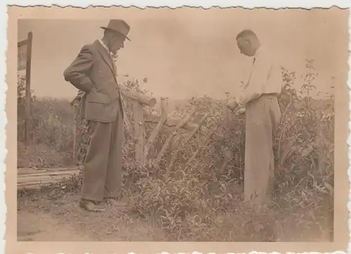 (F17012) Orig. Foto Buckow, Brücke am Gasthaus Buchenfried 1936