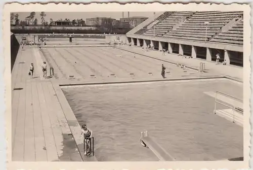(F16883) Orig. Foto Berlin, Olympiastadion Schwimmstadion 1940er