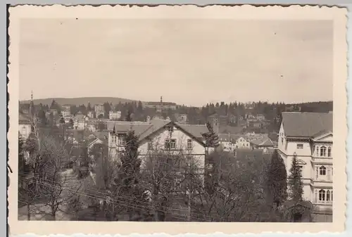 (F16841) Orig. Foto Friedrichroda, Ansicht mit Kurhaus 1940er