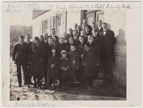 (F16678) Orig. Foto Familienbild um Franziska Föhrenbach 1930er