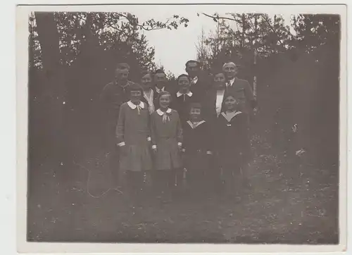 (F16657) Orig. Foto Gruppenbild im Freien 1930er