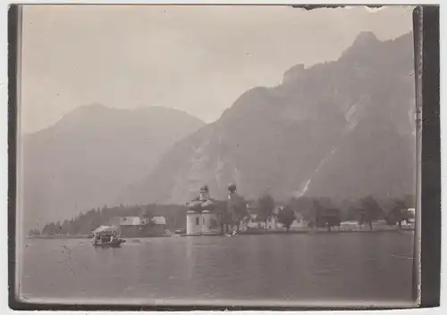 (F16596) Orig. Foto St. Bartholomä im Königsee 1920er