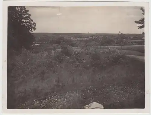 (F16534) Orig. Foto Mühltal bei Eisenberg, Blick auf einen Ort m. Fabrik 1920er